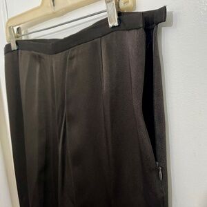 NEW Lafayette 148 New York dress pants dark chocolate color - beautiful! Size 12